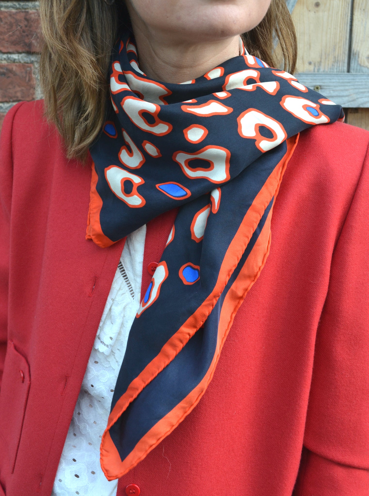 Foulard Léopard en soie