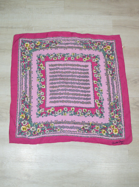 Foulard en soie Vintage