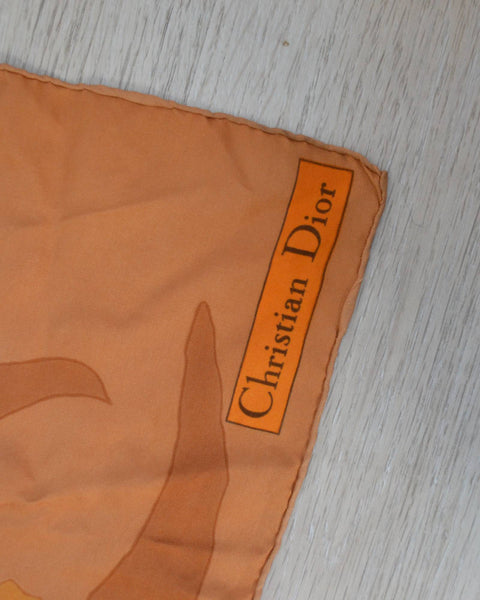 Foulard en Soie Dior Vintage