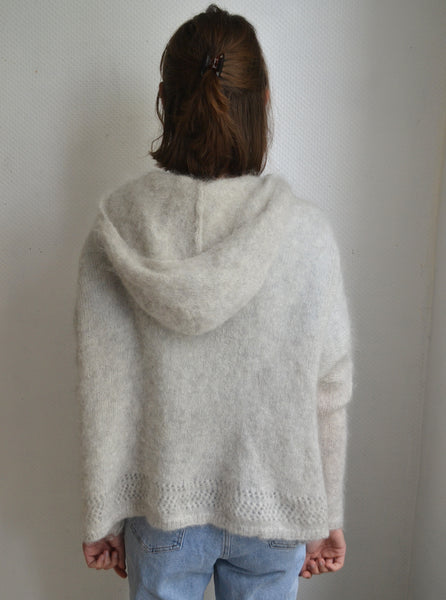 Gilet à capuche Mohair Sézane