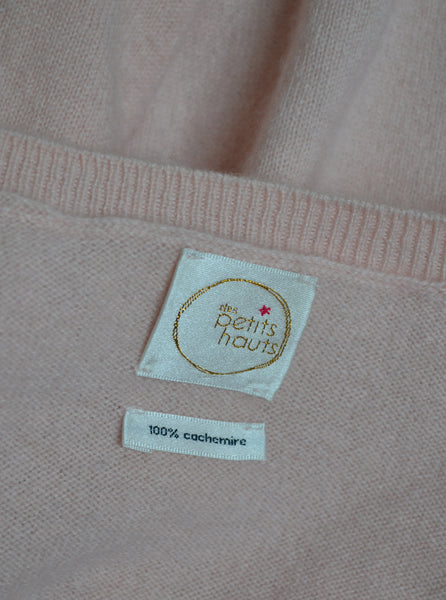 Gilet en Cachemire Des Petits Hauts Rose
