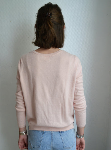 Gilet en Cachemire Des Petits Hauts Rose