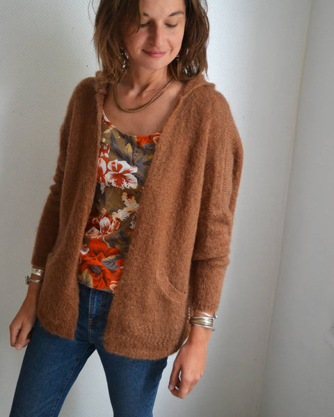 Gilet Sézane Camel
