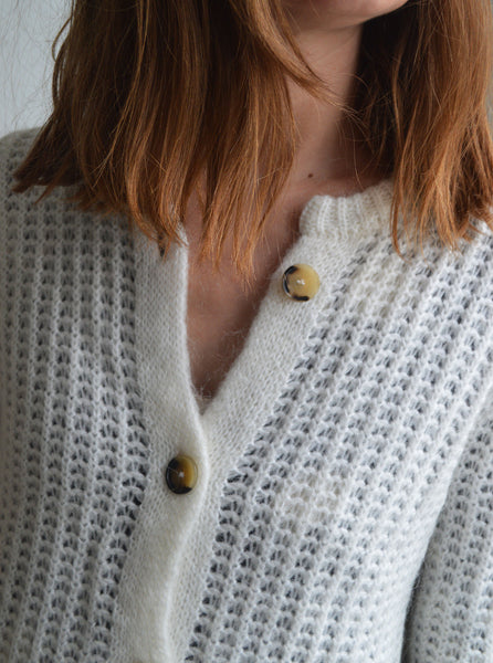 Gilet Blanc mohair Consept