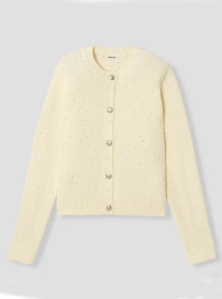 Gilet écru Sequins