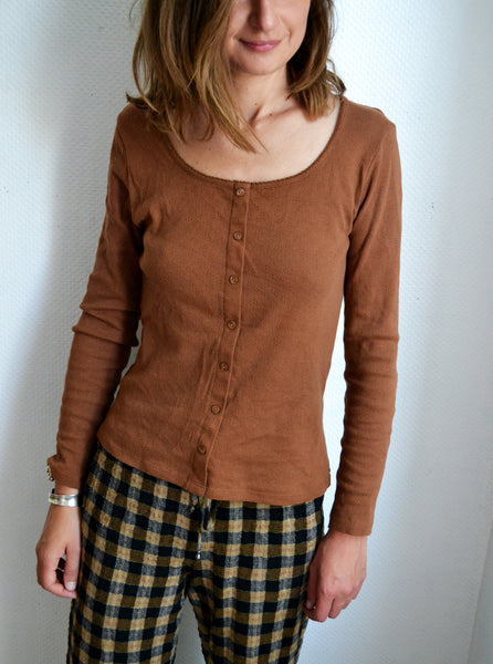 Gilet Fin Chocolat