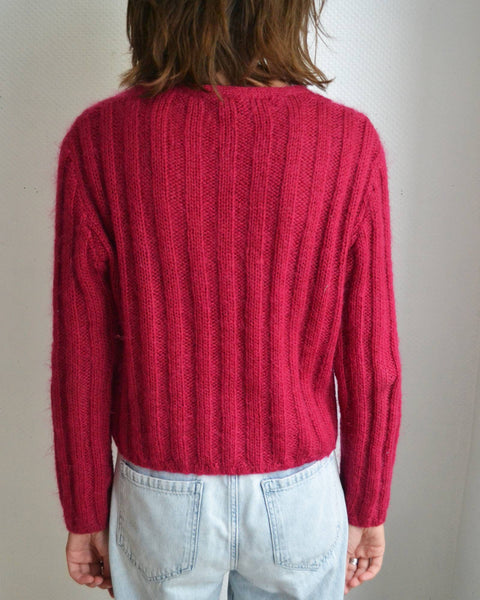 Gilet Laine Framboise