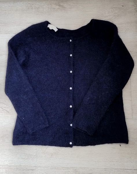 Gilet Gaspard Sézane Bleu Marine