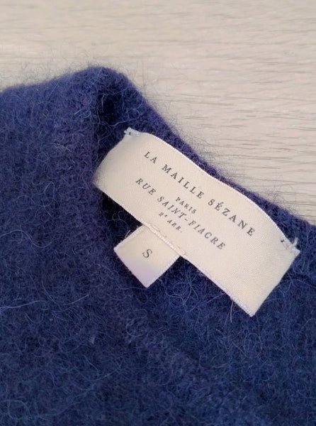 Gilet Gaspard Sézane Bleu Marine