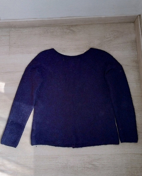 Gilet Gaspard Sézane Bleu Marine