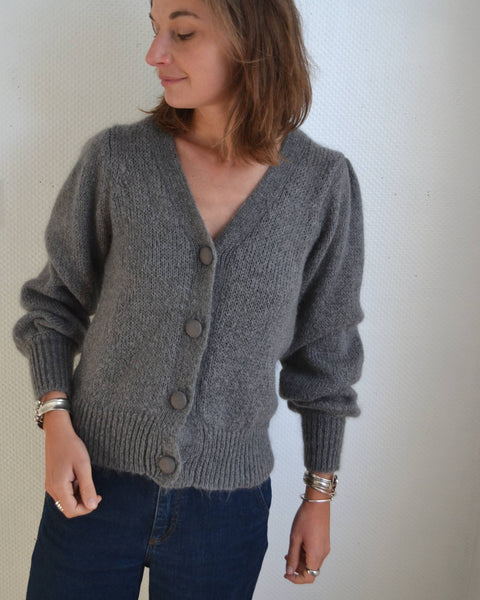 Gilet Gris Mohair