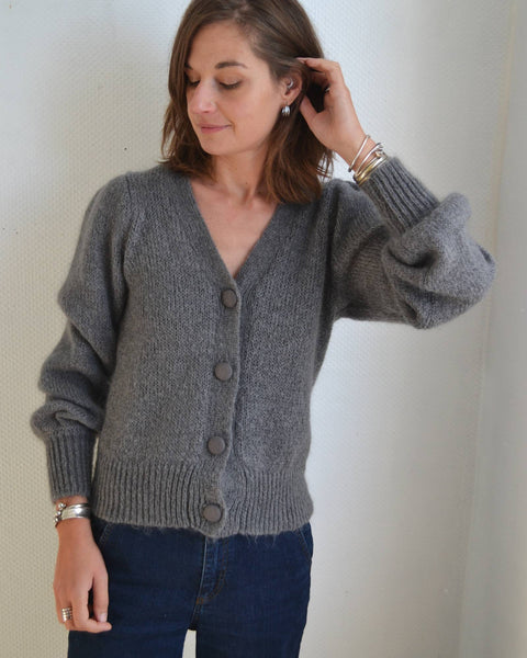 Gilet Gris Mohair