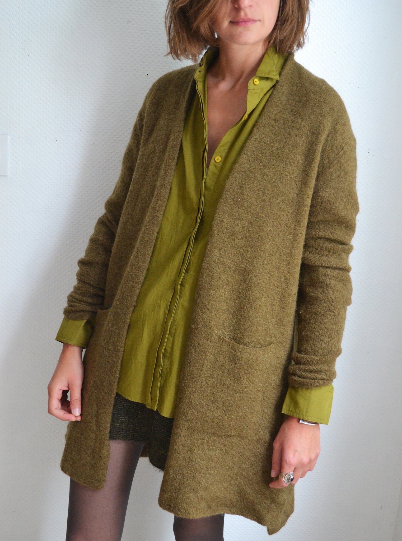Gilet long Kaki American Vintage