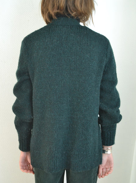 Gilet Long Vert Sapin