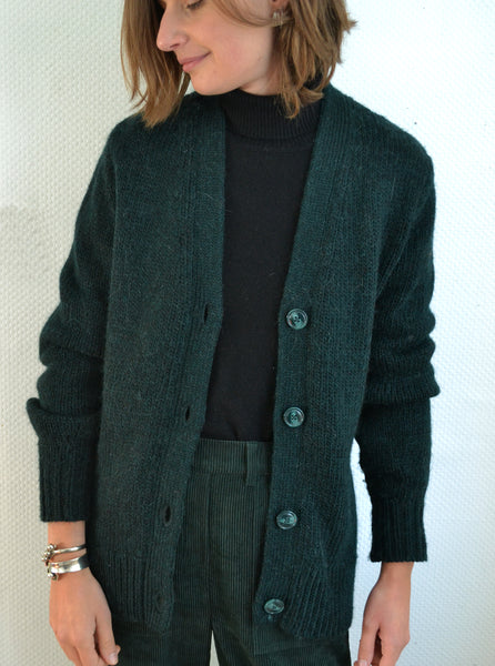 Gilet Long Vert Sapin