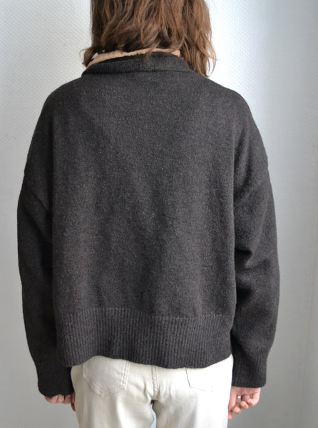 Gilet Loose Chocolat