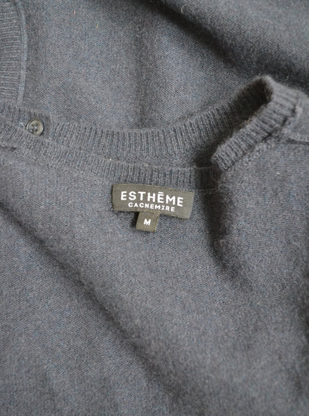 Gilet Marine Esthème Cachemire