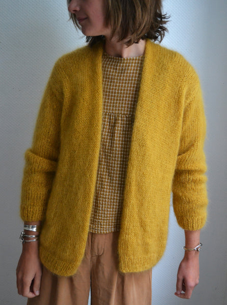 Gilet Mohair Moutarde