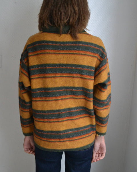 Gilet Rayé Vintage