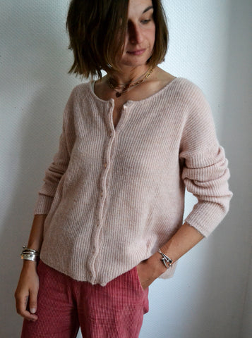Gilet Alpaga Rosa