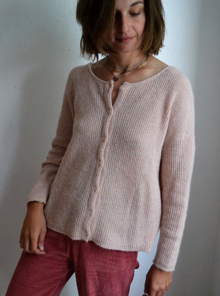 Gilet Alpaga Rosa