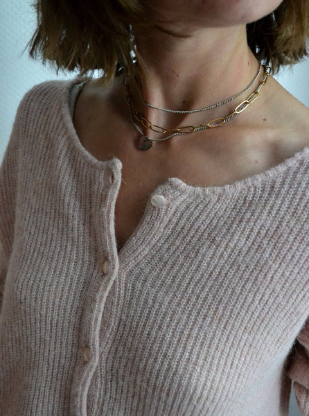 Gilet Alpaga Rosa