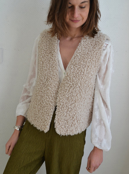 Gilet Sans Manche Bouclé It Hippie