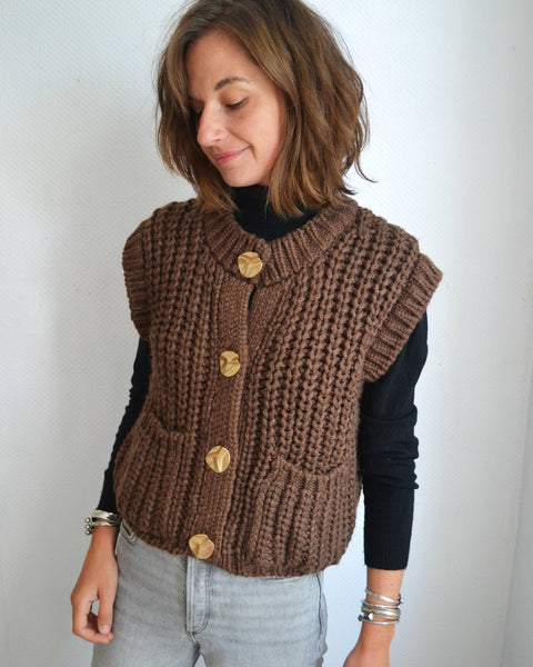 Gilet Sans Manche Choco