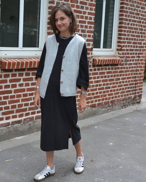 Gilet sans manche Gris