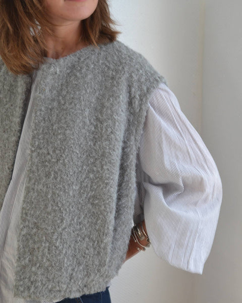 Gilet sans manche Gris Senes