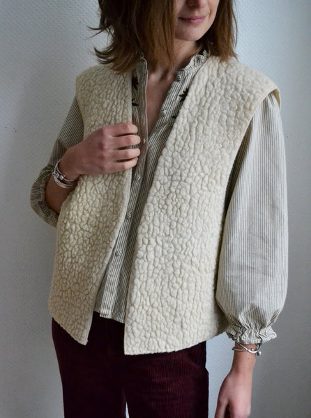 Gilet Sans Manche Laine véritable Ardelaine