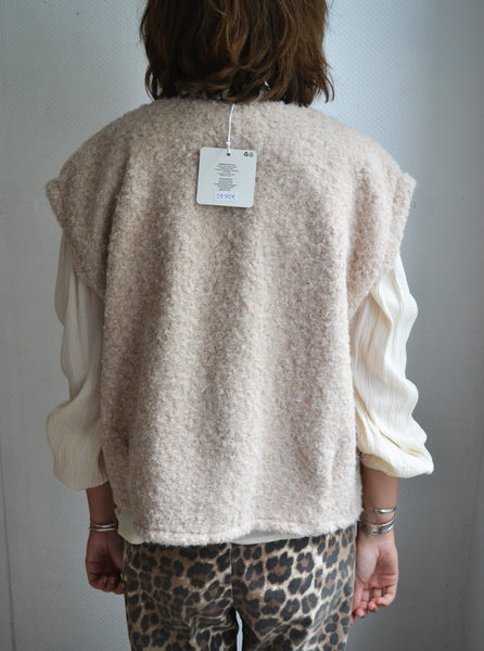 Gilet sans manche écru Neuf