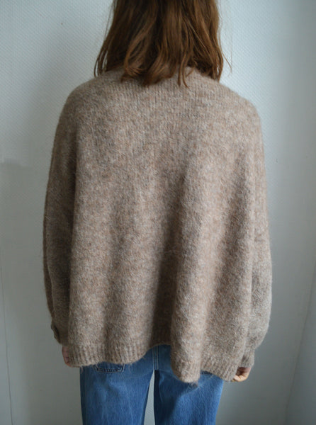 Gilet Taupe Alpaga