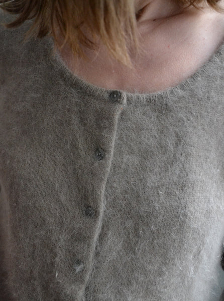 Gilet Taupe Angora