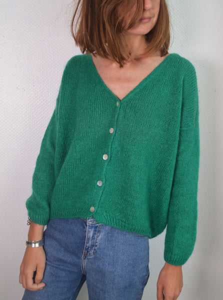 Gilet Vert Mohair