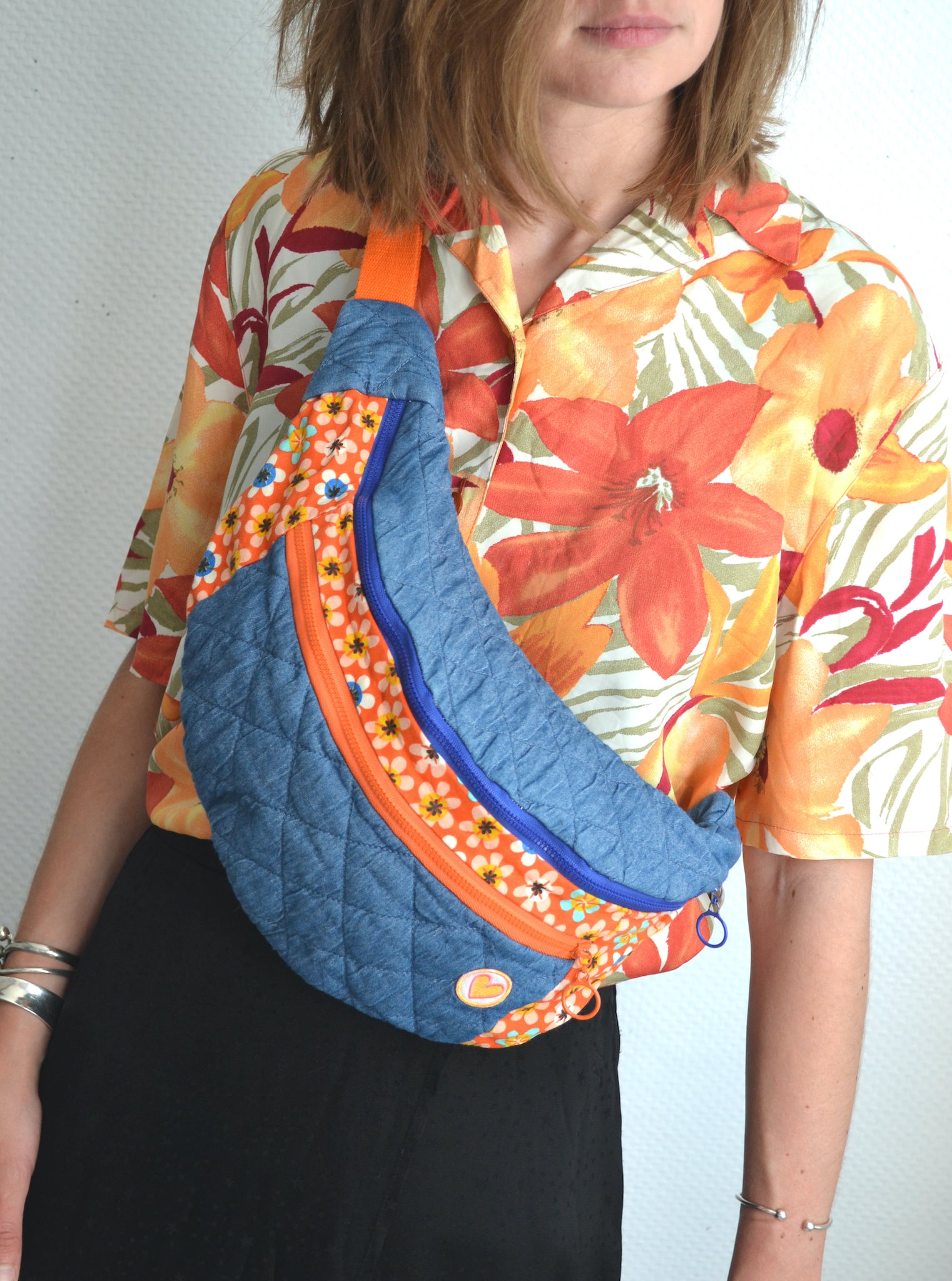 Sac banane matelassé XL