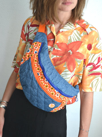Sac banane matelassé XL