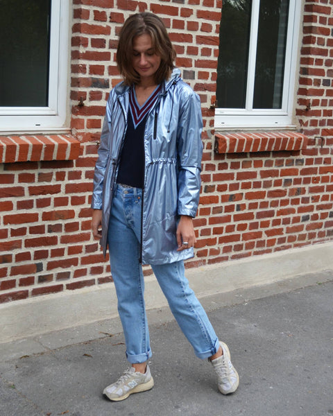 Imperméable Bleu Métallique Selexion