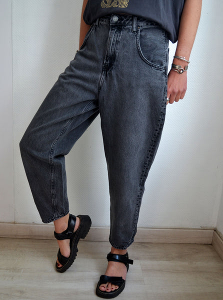 Jean Big Carrot American Vintage Gris