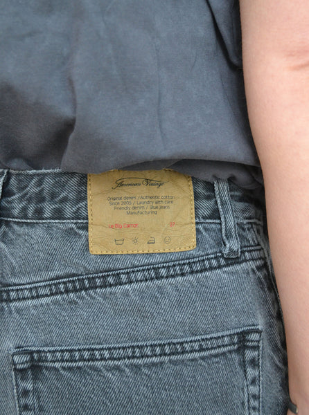 Jean Big Carrot American Vintage Gris
