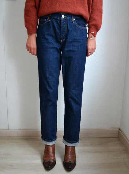 Jean bleu brut