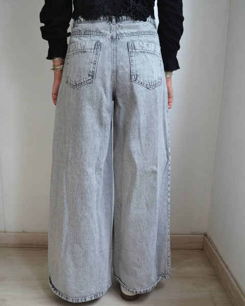 Jean Gris Larges Jambes