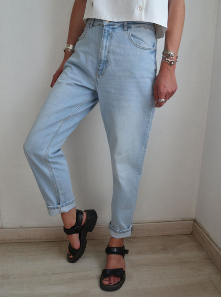Jean Droit bleu Clair