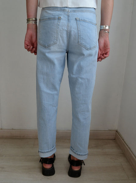 Jean Droit bleu Clair