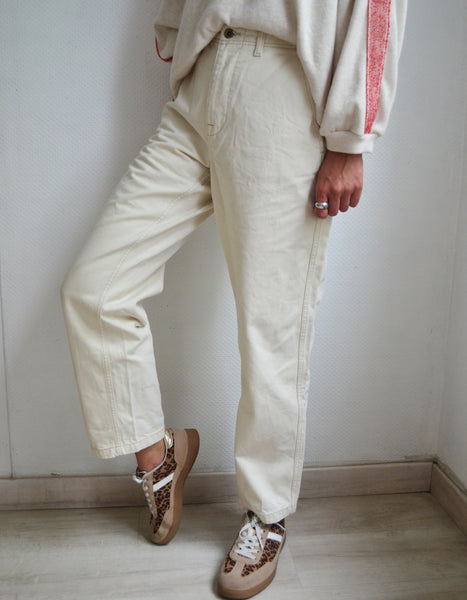 Jean droit Creamy