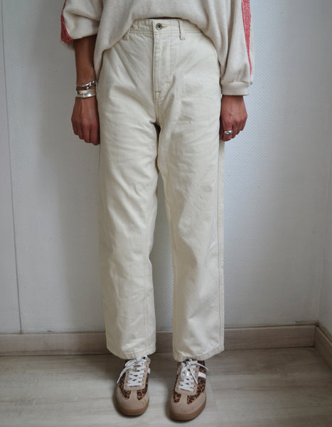 Jean droit Creamy