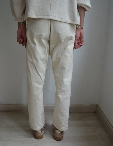 Jean droit Creamy