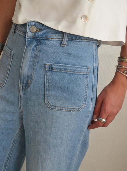 Jean Flare bleu Clair