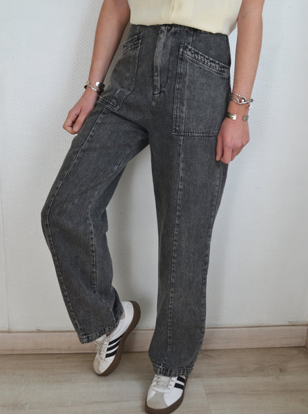 Jean Gris évasé Cherry Paris