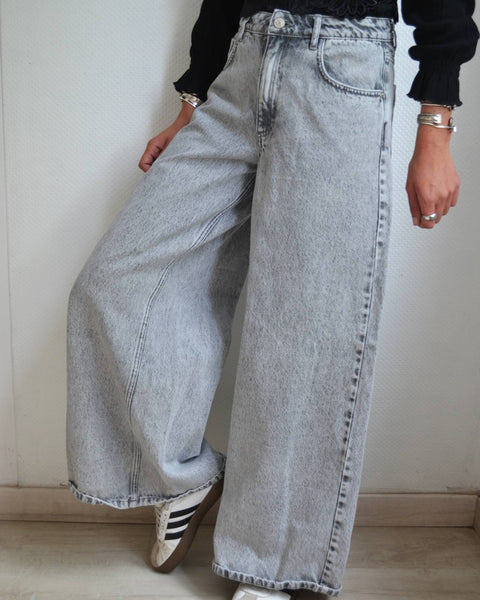 Jean Gris Larges Jambes